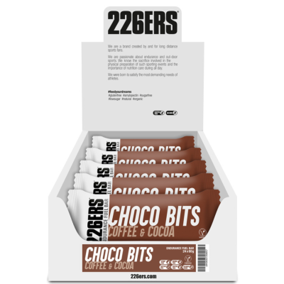 BOX ENDURANCE BAR CHOCO BITS 226ers - baton eneregtyczny o smaku kawy z czekoladą, 60g. (24 sztuki)